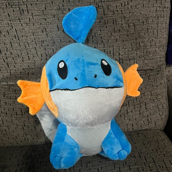 Pokémon Mudkip Soft Plush Stuffed Toy Pokemon - Picture 3 of 3
